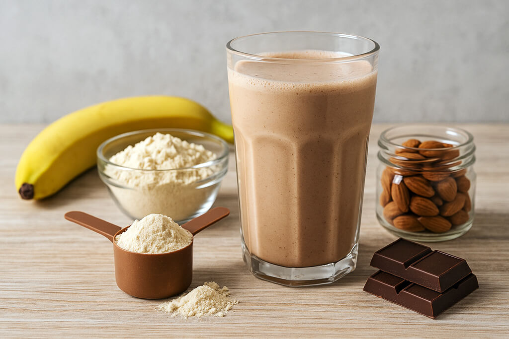 شیک پروتئینی خانگی